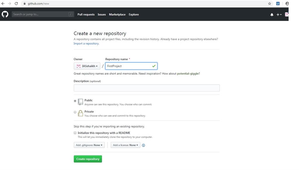 Give Remote Repository Path